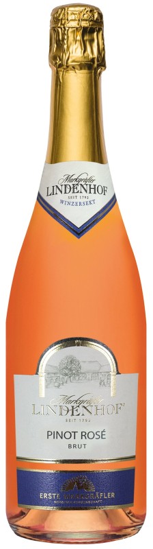 Markgräfler Lindenhof Pinot Rosé Baden Winzersekt b. A. brut