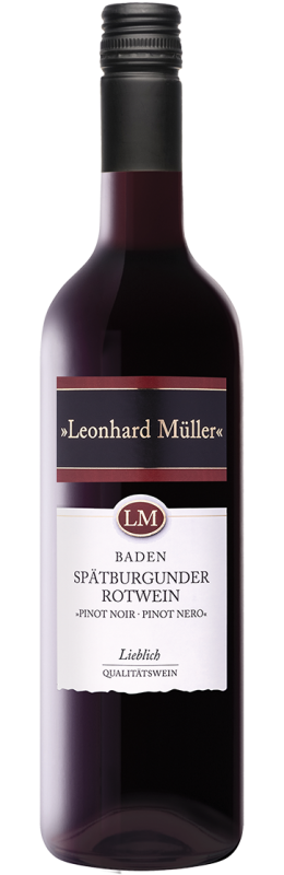 Leonhard Müller Spätburgunder Rw Qw lieblich