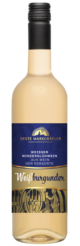 Weißer Winzerglühwein Weißburgunder Premium Glühwein Baden
